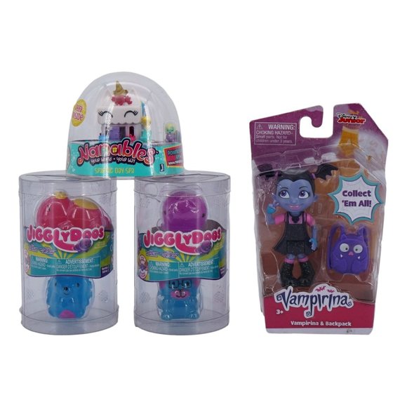 Jiggly Doos Toys / Vampirina /Nanables Bundle Set (4 Toys) - Picture 1 of 4